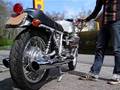 Moto Guzzi 850-T with Lafranconis