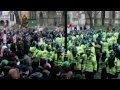 Police Horse Charge Turns Protest Ugly