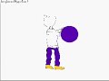 Gohan ss2 lanzando un kamekameha en paint