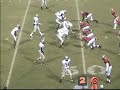 carson smith of reagan high school passes deep to david west for a td against high point andrews