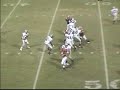 carson smith of reagan high school passes deep to david west for a td against high point andrews
