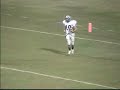 carson smith of reagan high school passes deep to david west for a td against high point andrews