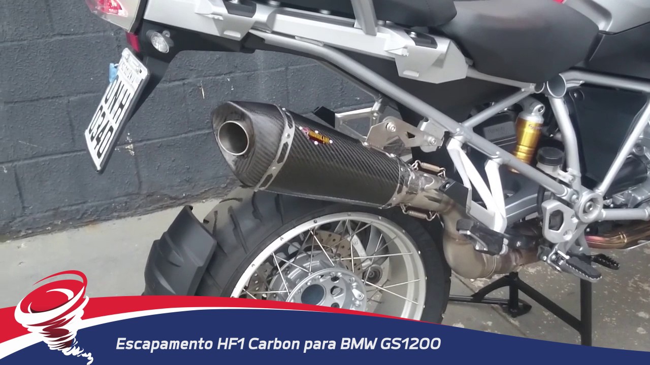 Capa do vídeo  Escapamento HF1 Carbon BMW R 1200 GS 2013 a 2018
