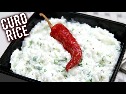 Curd Rice | How To Make Curd Rice | Dahi Chawal Tadka Recipe | Quick & Easy Rice Recipe | Ruchi