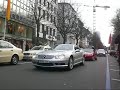 Mercedes SL55 AMG accelerating with wheelspin