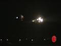 BKK_Thai Airways aircraft landing Rwy21R at night
