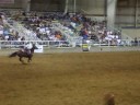4 year old doing barrels!