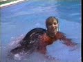 Girl swam fully dressed. Girl swam fully dressed.