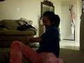 messing around w/ my lil sis. =]