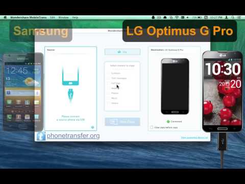how to sync lg optimus g to computer