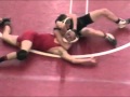 Kaleb Crook pinning Lane Rosenberg of Labette County, KS. 12-10-11