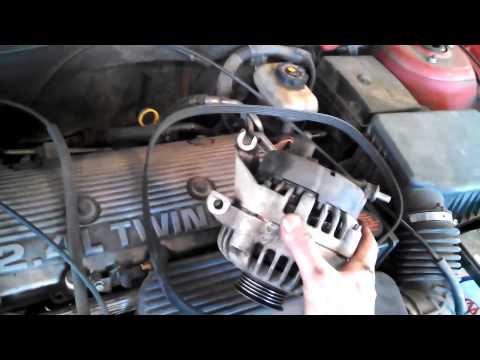 Alternator replacement Pontiac Grand Am 2.4L 1997 – 2001 Alero Malibu Install Remove Replace