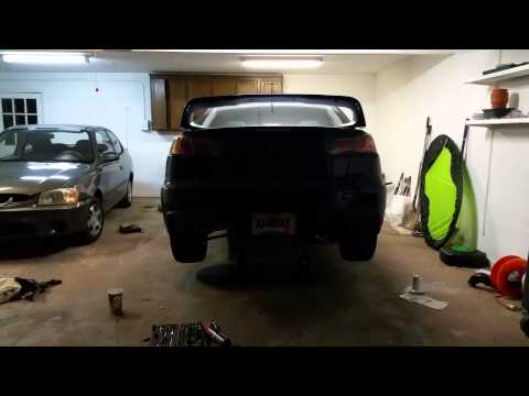 how to install test pipe on evo x