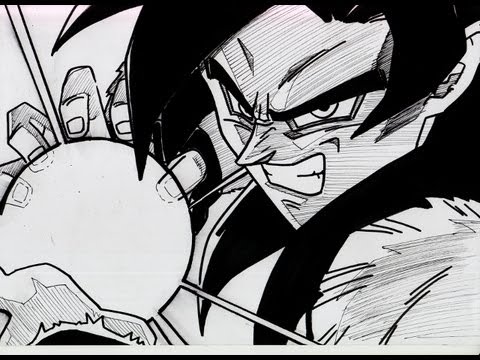 how to draw ssj4 goku