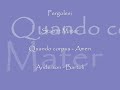 pergolesi   stabat mater   quando corpus   amen