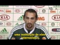 Após novela, Barcos é apresentado no Verdão