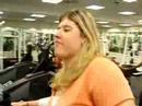 This is me walking on the treadmill. I was born with Spina Bifida and I use a wheelchair for mobility. I worked up from only being able to do 30 seconds to walking for 61 minutes. This is the best thing I could have ever done for myself. You can do anyting you want to do if you put your mind to it. Comment if you would like :)