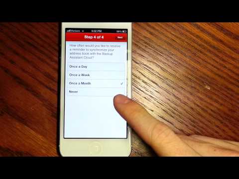 how to sync verizon contacts