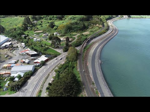 SH88 Dunedin to Port Chalmers shared path: a bird's eye view – March 2022