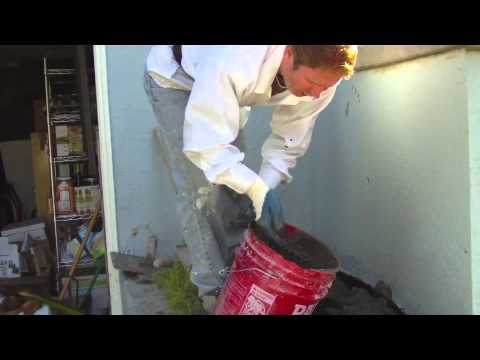 how to patch foundation holes