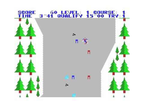 Trial ski (1984, MSX, ASCII Corporation)