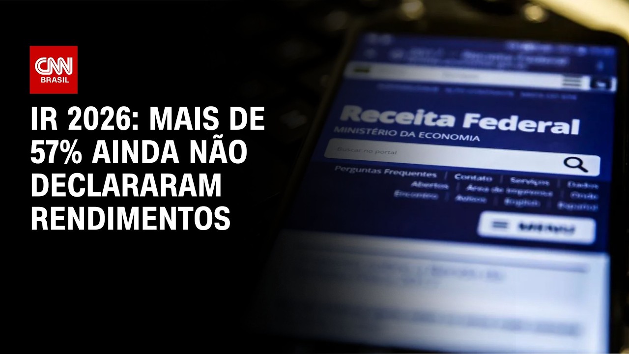 IR 2026: Mais de 57% não declararam a menos de um mês do fim do prazo | CNN NOVO DIA