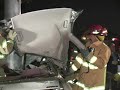 Pole Embedded in Car With Extrication