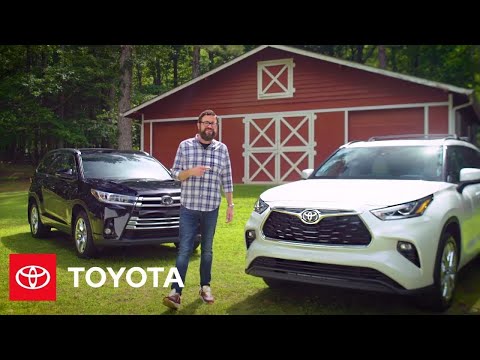 comparing the latest toyota highlander  toyota