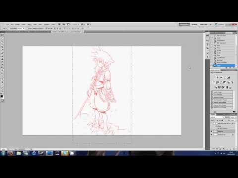 how to isolate lineart in photoshop