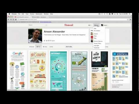 how to get pinterest button