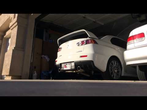 how to install test pipe on evo x