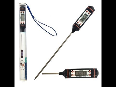 video-linktoworks-2 Chefs Digital Meat, BBQ and Candy Thermometer, Great...