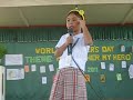 Teacher's Day - October 4, 2011. hindi masyadong nakapagpractice kasi binagyo at walang kuryente. tapos bigla pinakanta. buti hindi sinumpong at kumanta. takot kasi sa teacher.