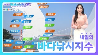 해양예보방송 내일의바다낚시지수