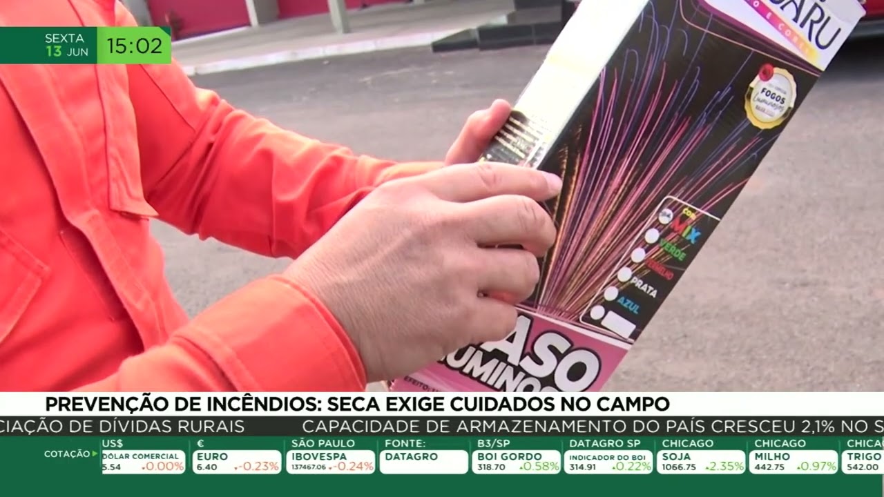 Prevenção de incêndios: seca exige cuidados no campo