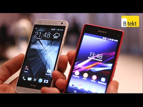 HTC One mini vs Sony Xperia Z1 Compact - CES 2014