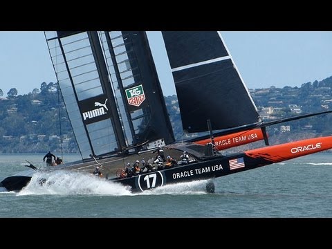 Emirates Team New Zealand - MY FULL AC PLAYLIST: http://goo.gl/nYQjZ NOAA Wind Data (1100-1400): http://goo.gl/OjSWd Oracle Team USA Emirates Team New Zealand Taken in Full HD (1080p) w...