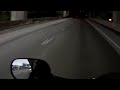 Riding through the tunnel