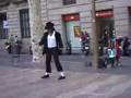 Michael Jackson alle Ramblas di Barcellona