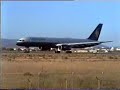 Caledonian 757 taking off from Faro, Portugal.