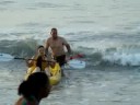 aprenda como llegar en kayak a la orilla!! lol
