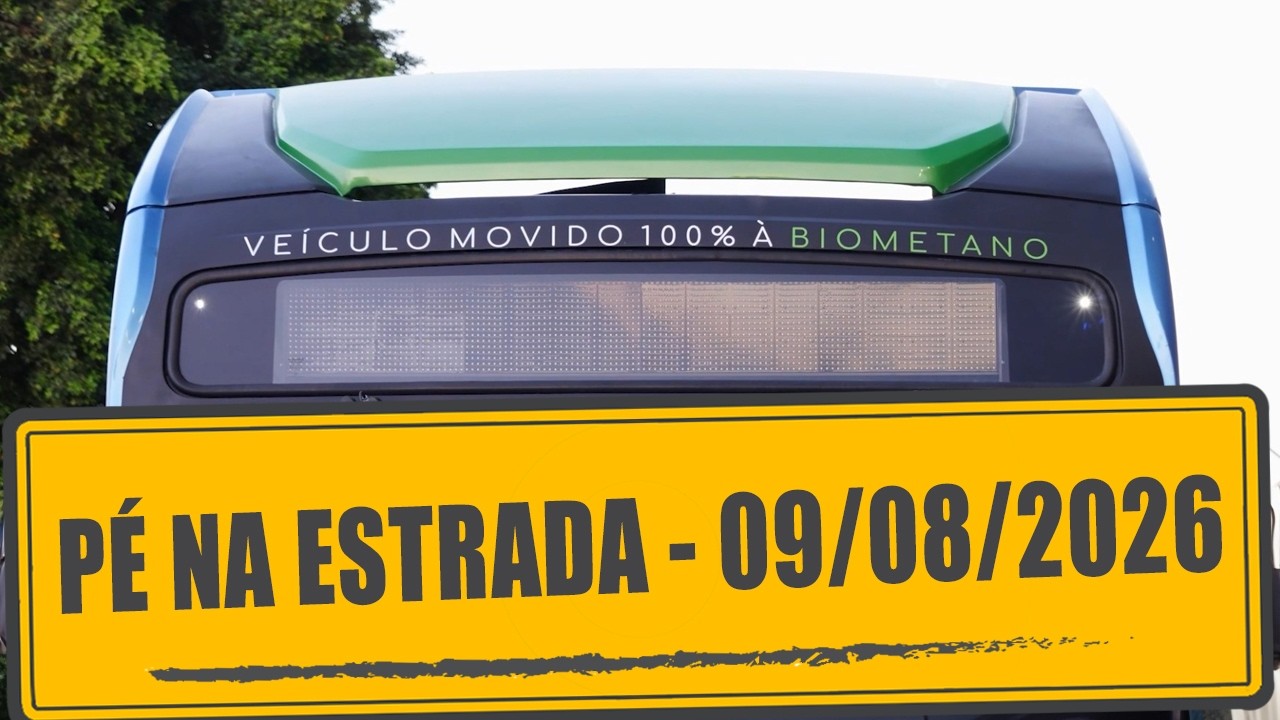 Caminhão de 1909, ônibus a biometano na LatBus e circulação de Hexatrens