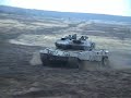 1 Zug Leopard 2A6 in Zufahrt und ein Dixi Klo
