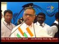 churumuri.com video grab, courtesy eenadu television, of a kannada news report on the stormy proceedings in the karnataka legislature on tuedsay, april 10. the legislators were protesting the comments made by infosys chairman n.r. narayana murthy on why the national anthem wasn't sung in the infy campus in mysore in the presence of president a.p.j. abdul kalam on sunday
