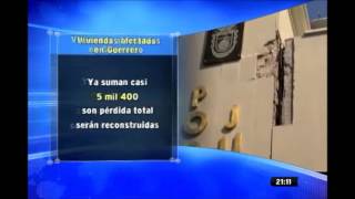 Casi 5 mil viviendas afectadas en Guerrero por sismo del 18 de abril Casi 5 mil viviendas afectadas en Guerrero por sismo del 18 de abril