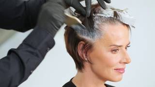 Youtube Thumbnail - Joico Desert Taupe Bunette Gray Coverage Technique