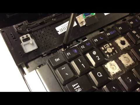 how to disassemble a gateway m-series laptop