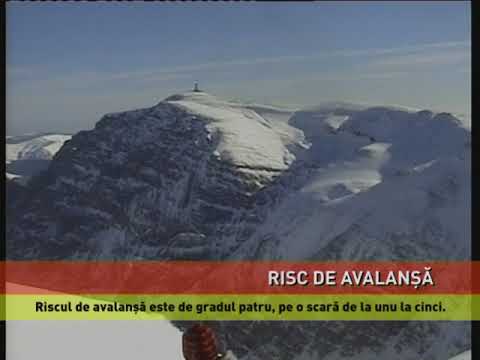 Pericol de avalanșe, în munți