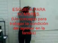 ESCUELA PARA HOMBRES CHALATENANGO (Cancasque, una alternativa a la violencia en la familia)