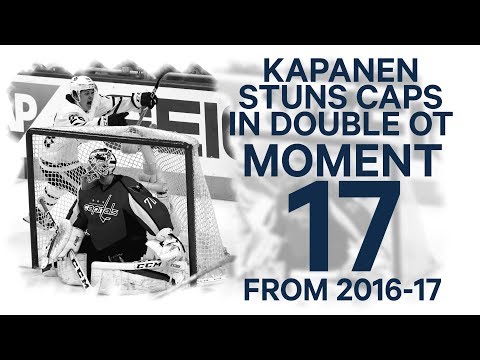Video: No 17/100: Kapanen stuns Capitals in double OT